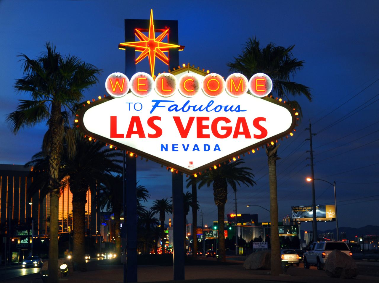 Las Vegas welcome sign
